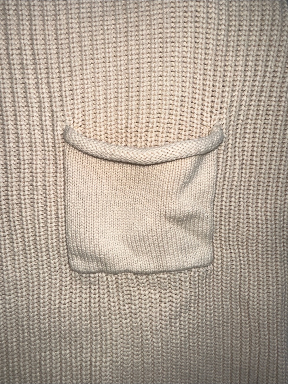 Lillusory Women’s Cream Sleeveless Ribbed Knit Pocket Sweater Cropped Vest - Picture 2 of 9